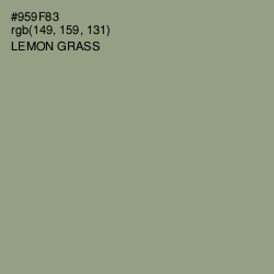 #959F83 - Lemon Grass Color Image